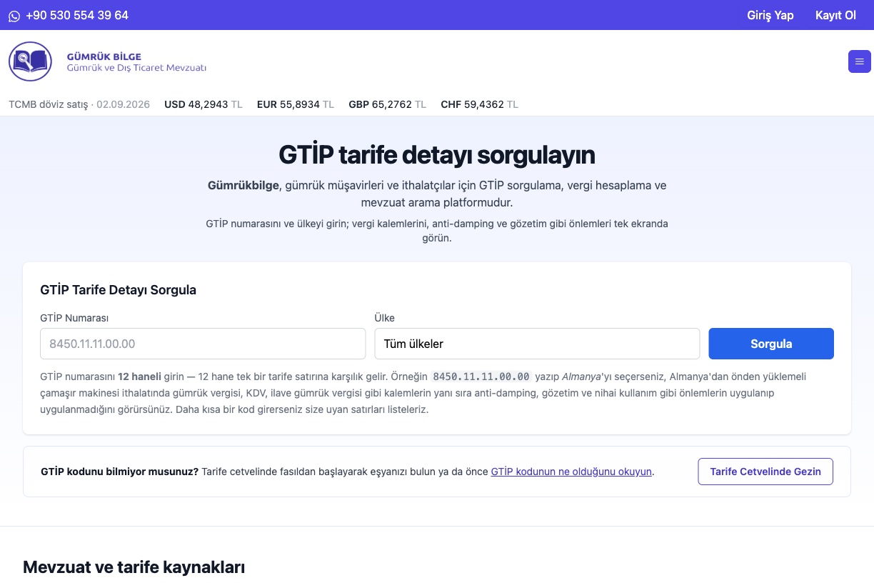 GümrükBilge - Gümrük ve Dış Ticaret Mevzuatının En Kolay Yolu